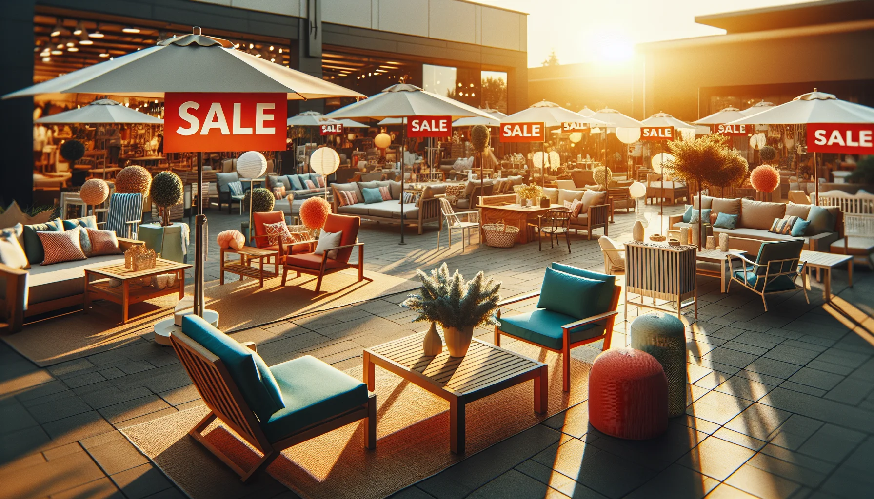 Summer outdoor furniture sale