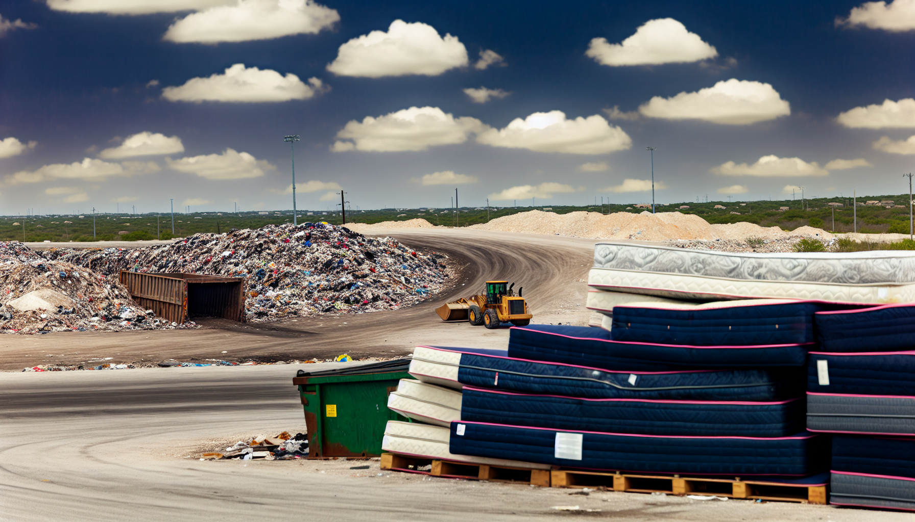 Local landfill disposal site in Austin