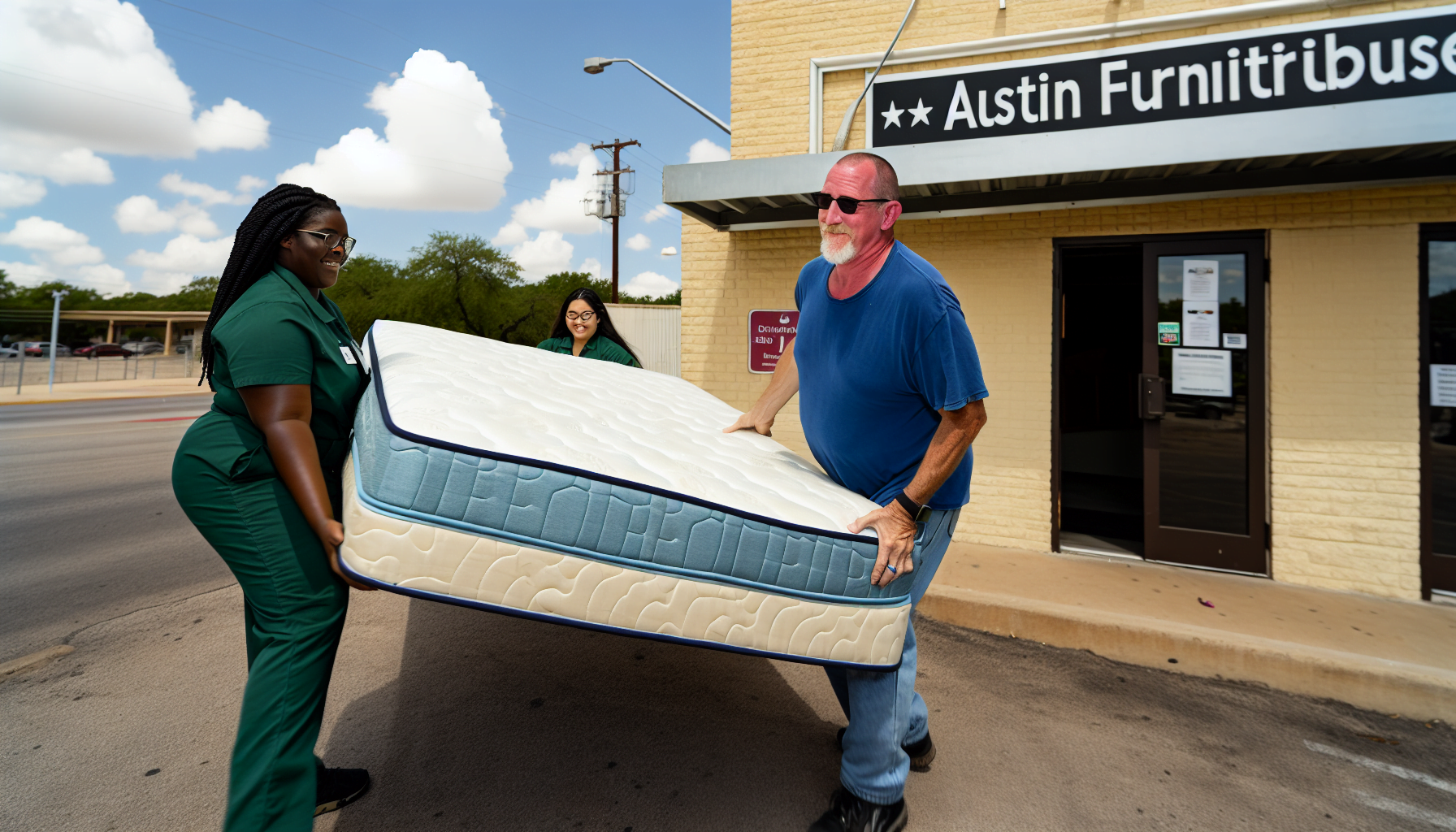 Donating gently used mattress to Austin Furniture Bank