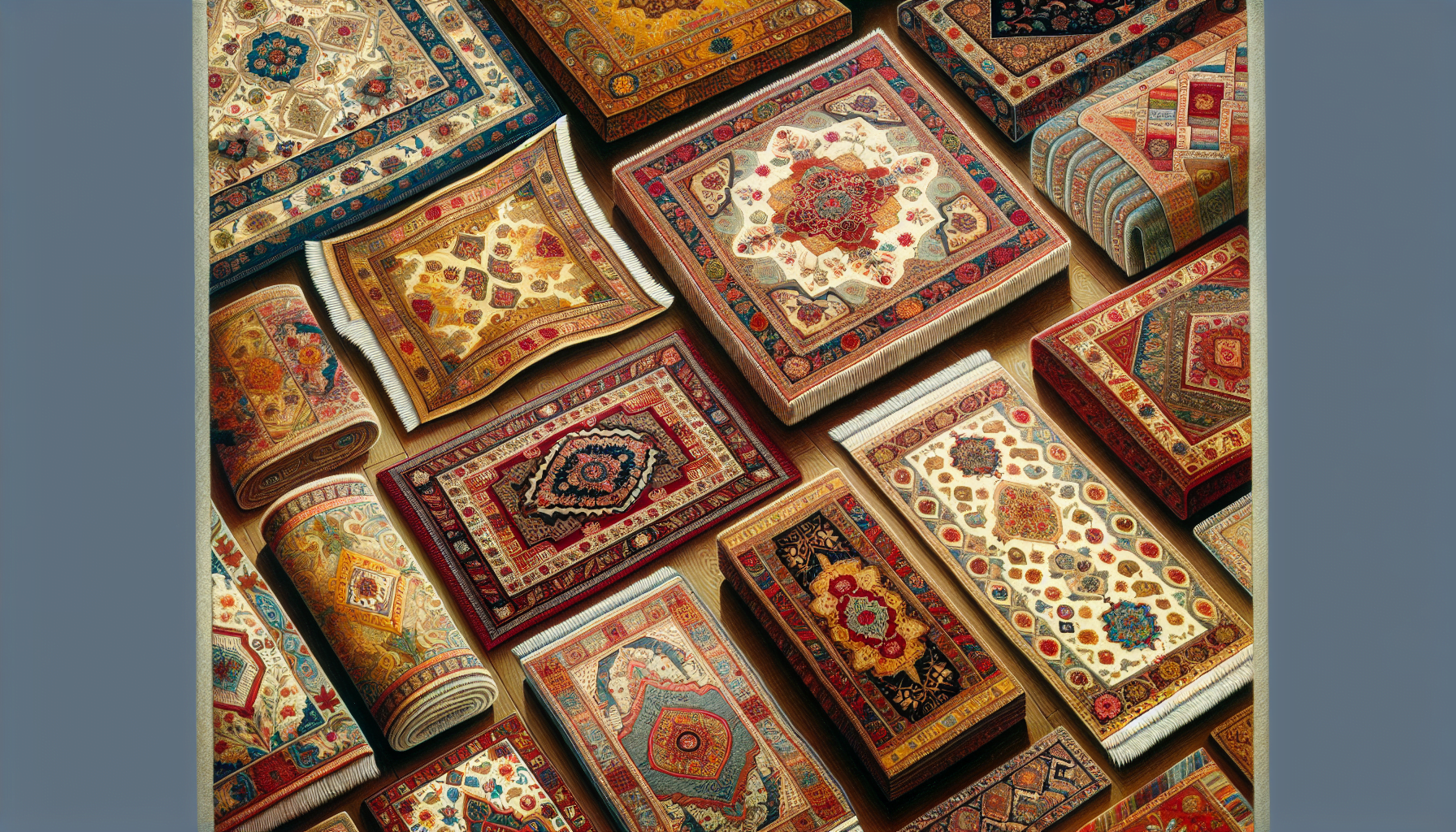 Illustration of rug origins through symbolism