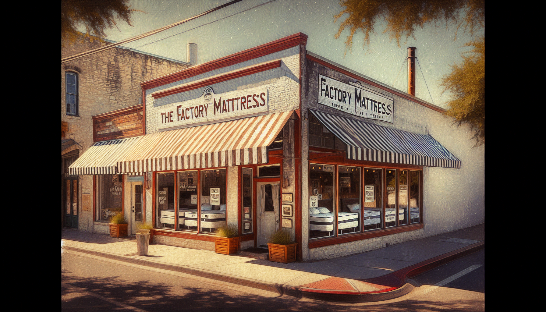 Factory Mattress storefront in Austin