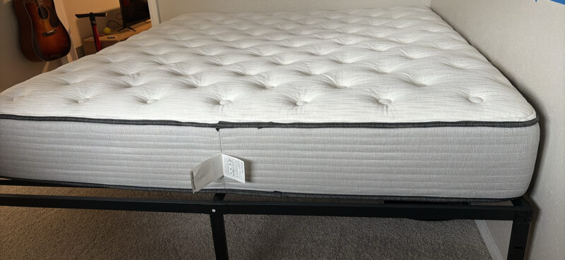 King size mattress and frame