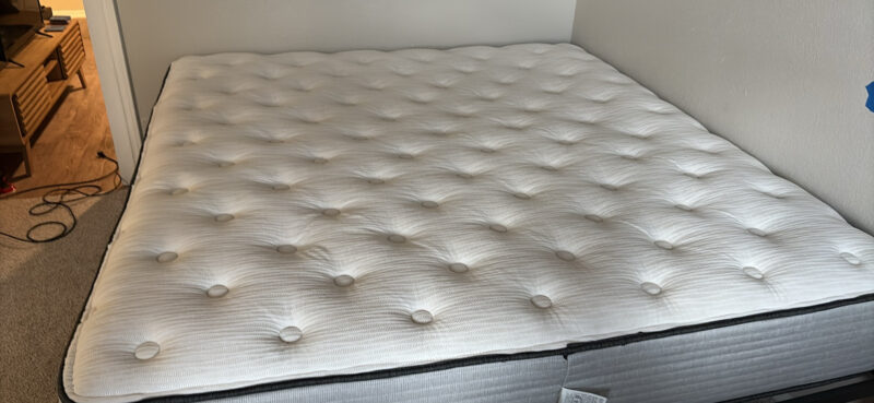King size mattress and frame