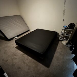 Slightly Used Queen Bed, Box Spring, and Frame