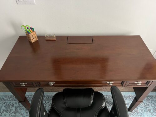 Wood Computer Work Desk