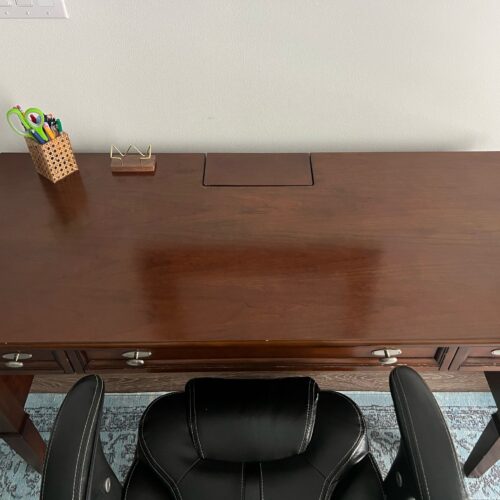 Computer Desk (1) Wood Computer Work Desk