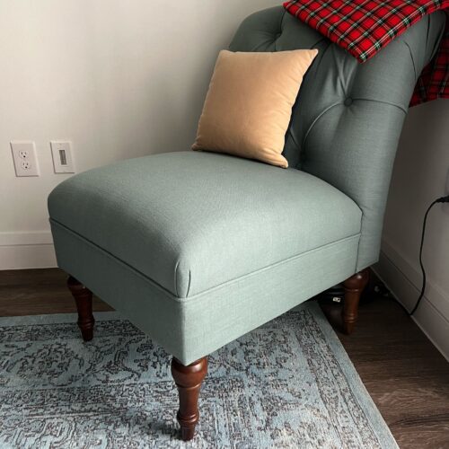 Accent Chair (1) Teal Accent Chair