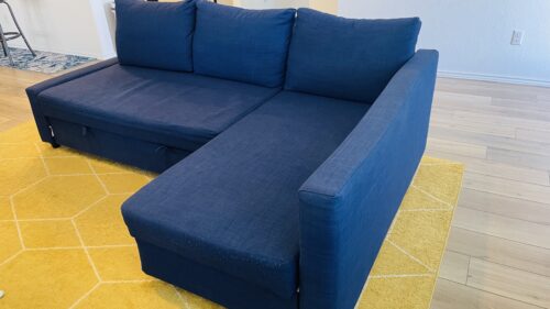 Sectional sofa with convertible bed option for sale - IKEA