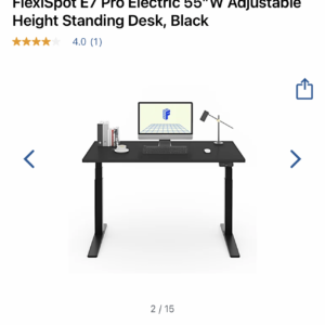 [50% OFF] FlexiSpot E7 Pro Standing Desk - Premium Height Adjustable Desk (Controller View Included)