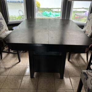 54” x 42” pub height dining set (Gray).  Fully functional condition, but does have wear.