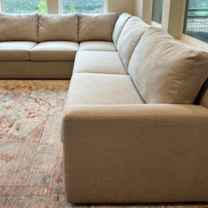 Spacious & Stylish Tristan Sectional Sofa - Light Greige - Smoke/Pet-Free Home!