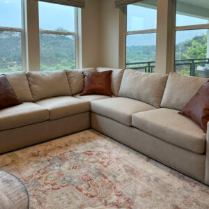 Spacious & Stylish Tristan Sectional Sofa - Light Greige - Smoke/Pet-Free Home!