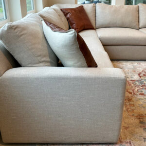 Spacious & Stylish Tristan Sectional Sofa - Light Greige - Smoke/Pet-Free Home!
