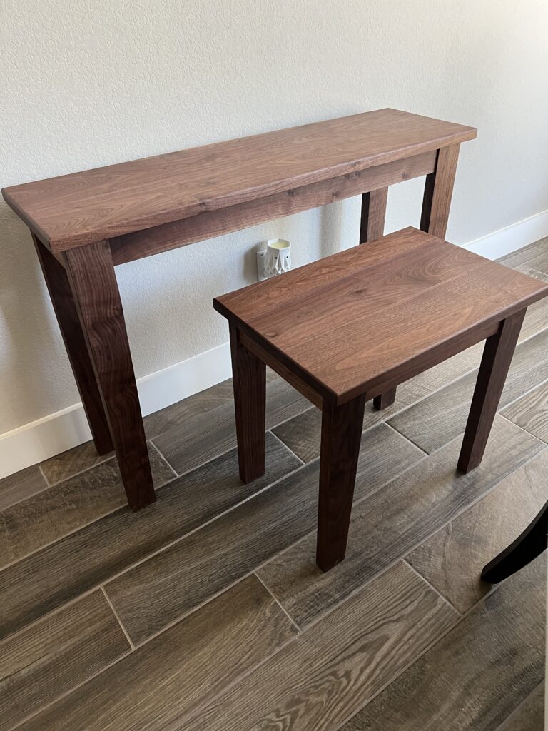 Live-Edge Console Table / Coffee Bar