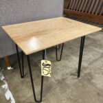 MCM Golden Pecan Pine Wood Side Table