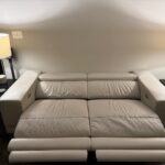 Modani Bergamo Leather Reclining Loveseat