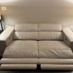 Modani Bergamo Leather Reclining Loveseat