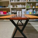 Coffee Table. Beautiful Osage Orange Wood River Table