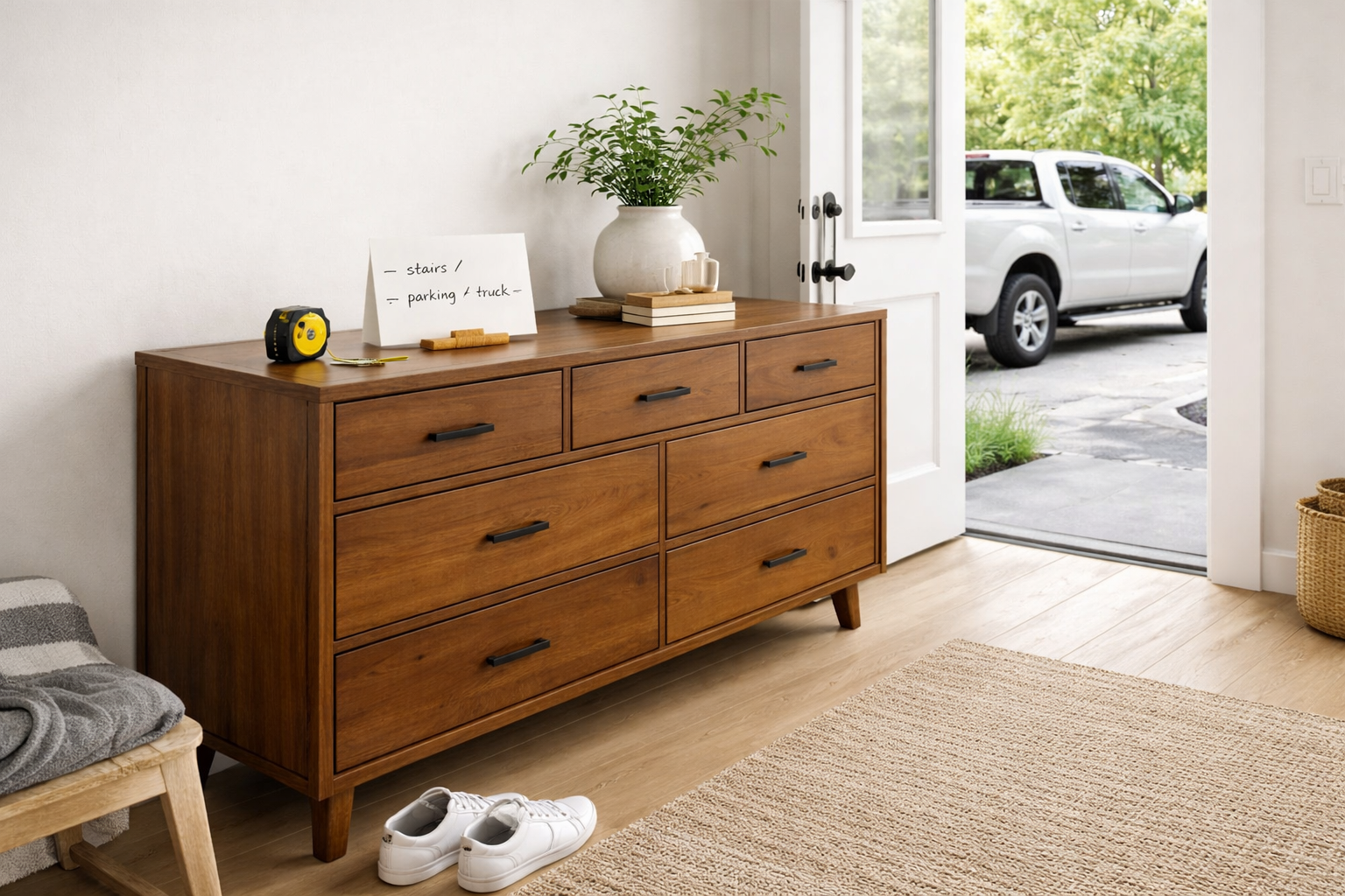 Asherfield pickup notes example for furniture listings