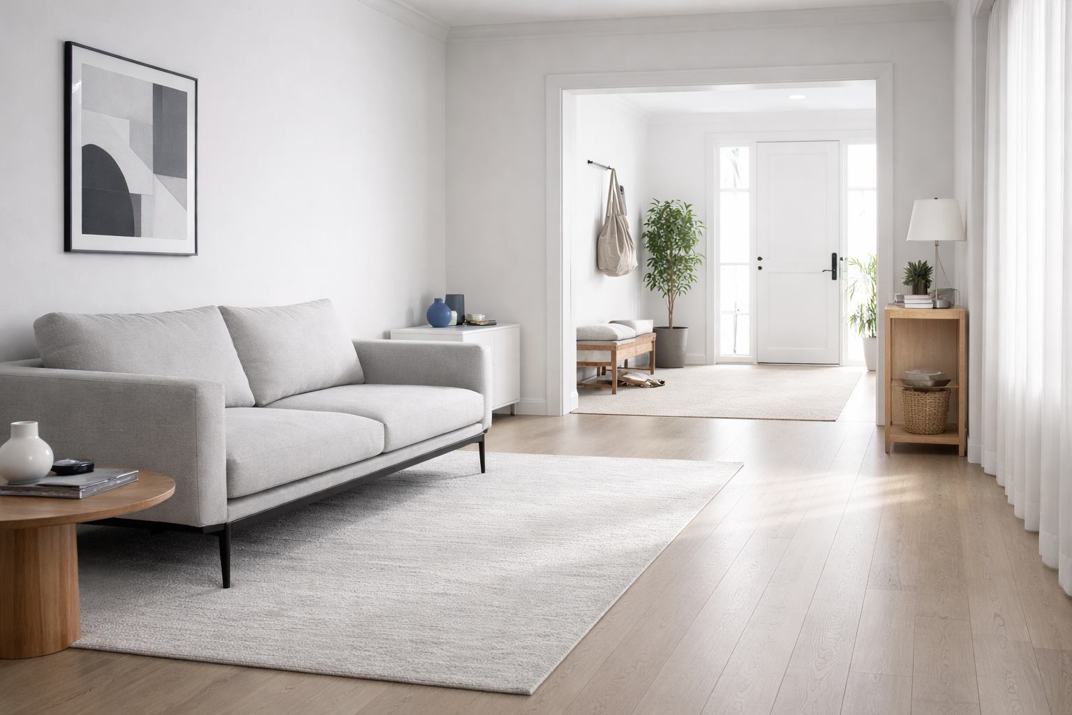 List for free on Asherfield concept image showing a premium furniture piece staged with a clear pickup path.