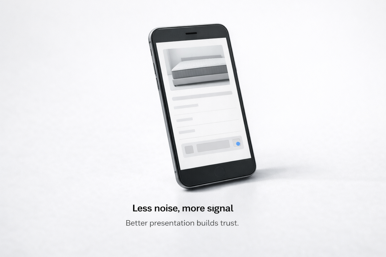 Professional mattress listing layout that helps you sell faster