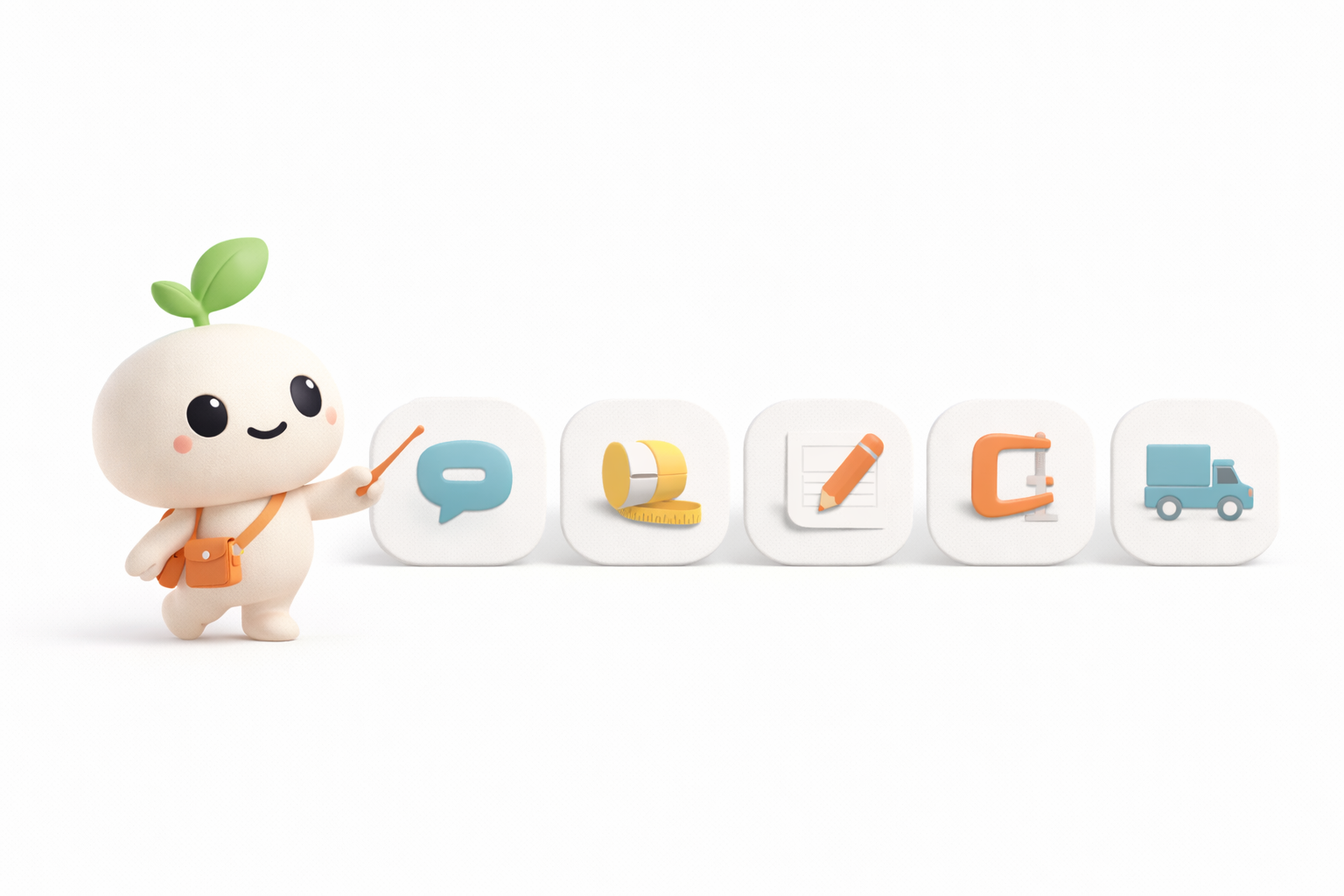 Custom furniture build process in five steps