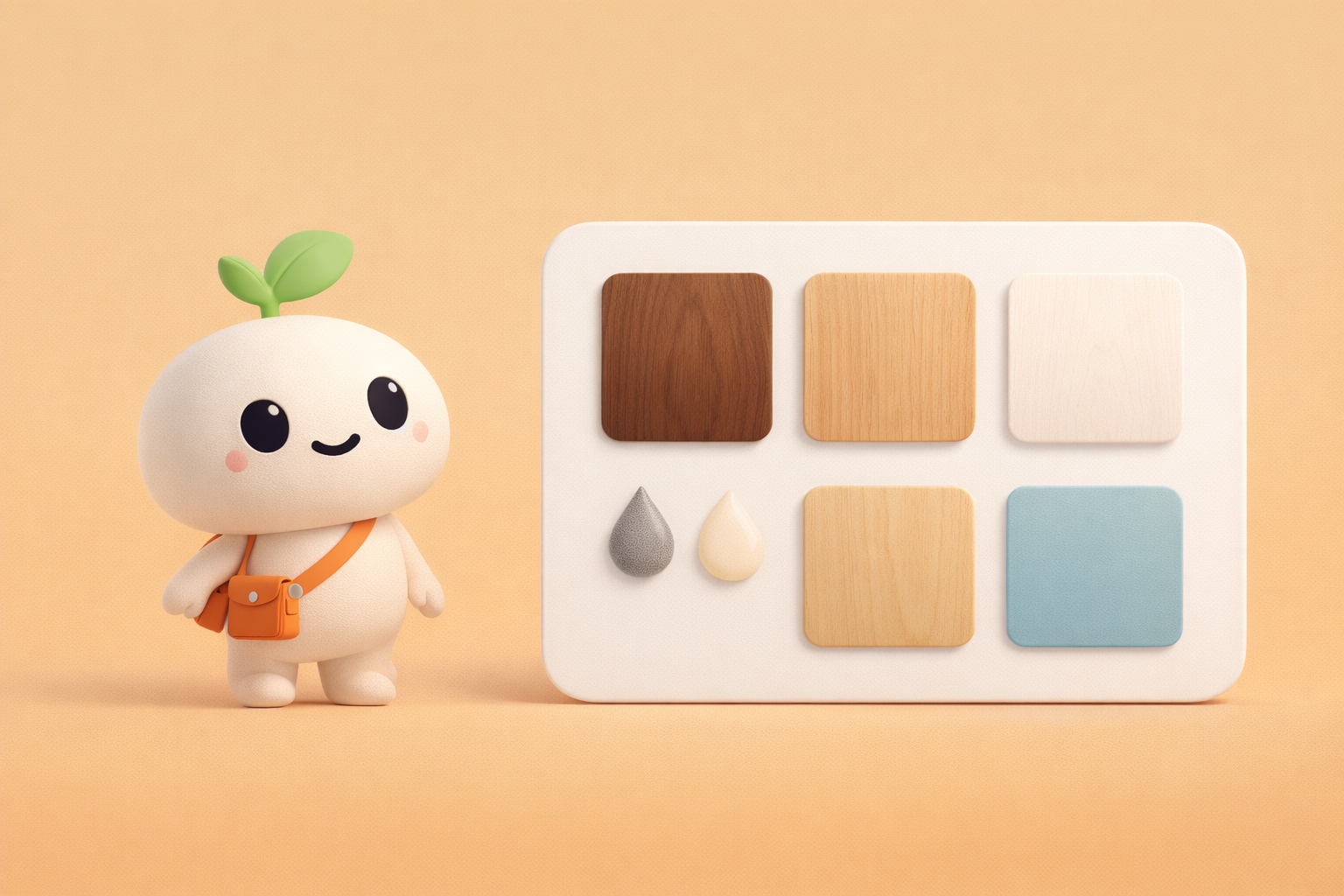 Custom furniture materials and finishes