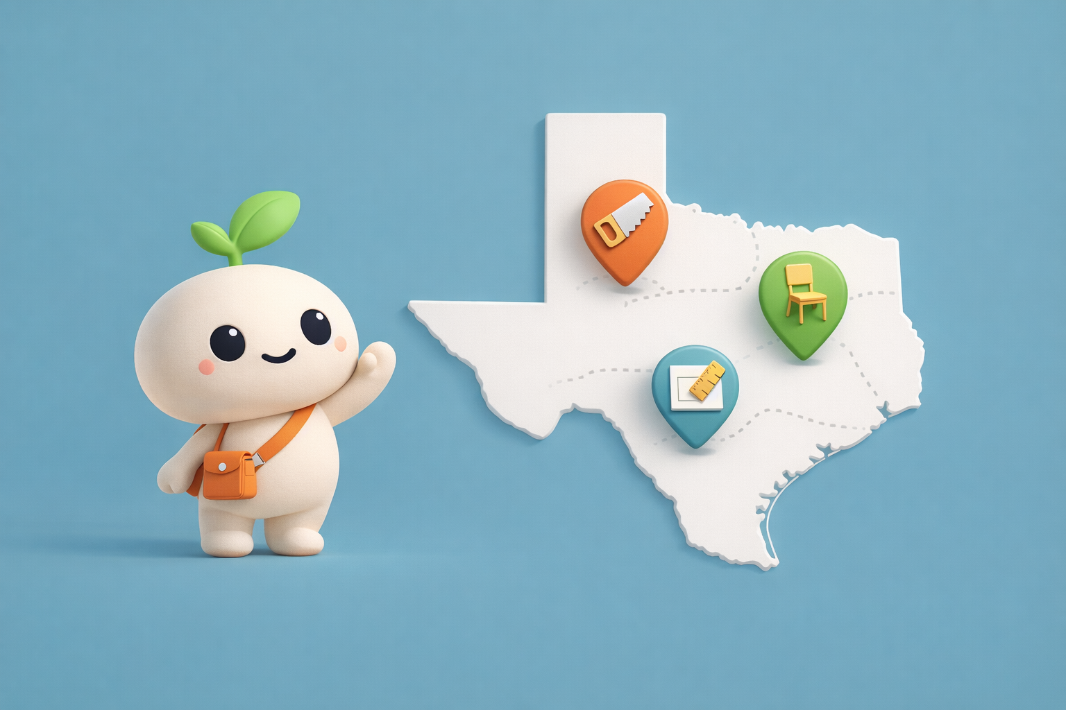 Custom furniture Texas project outcome example