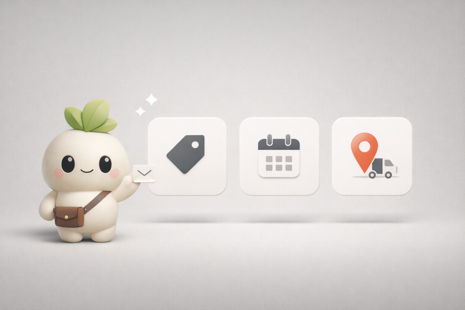 Icons showing price, schedule, and pickup offers for selling used furniture.