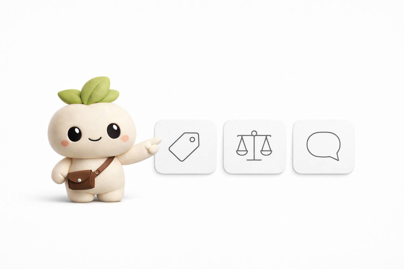 Used furniture pricing sanity check icons for ask value and offer