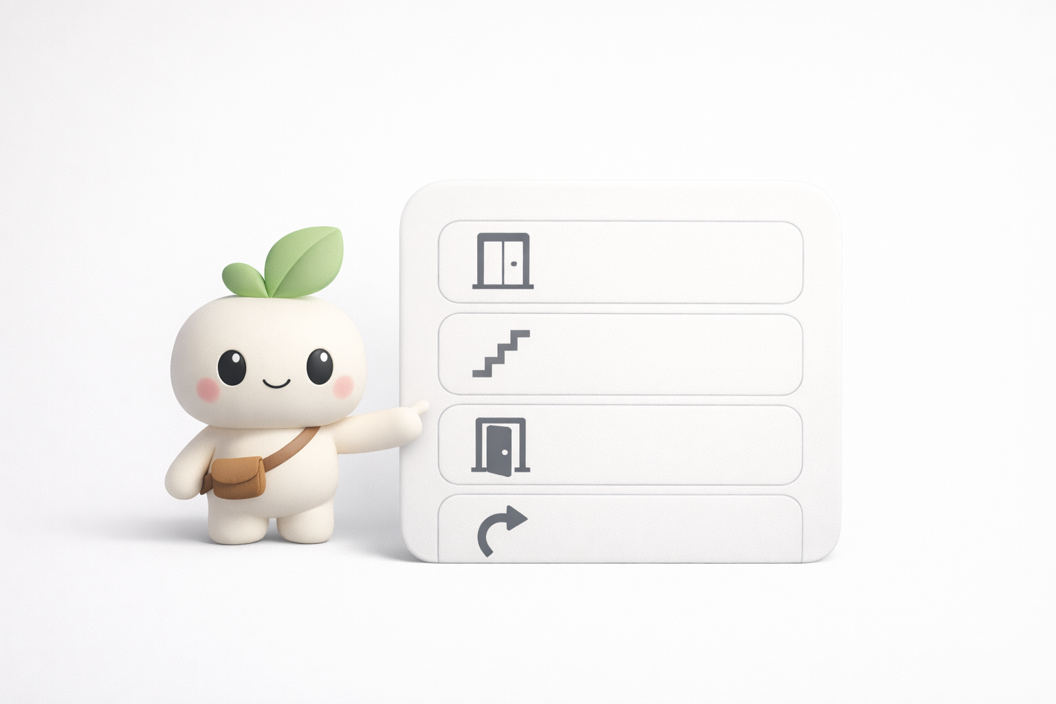 San Francisco apartment fit checklist icons for used furniture delivery