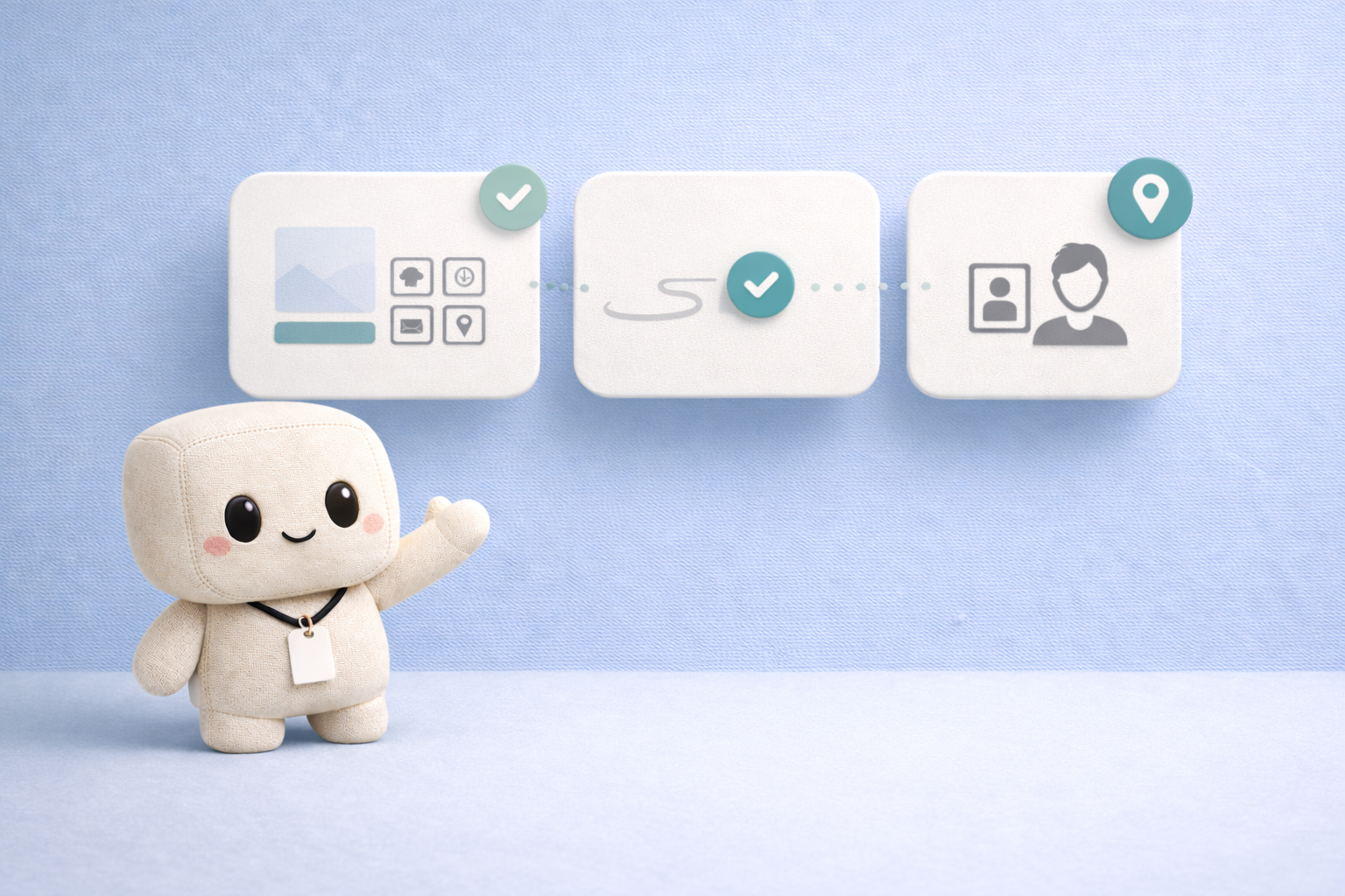 Clean premium marketplace scene showing a better buyer match, simple listing details, and an easy local pickup path for furniture sellers