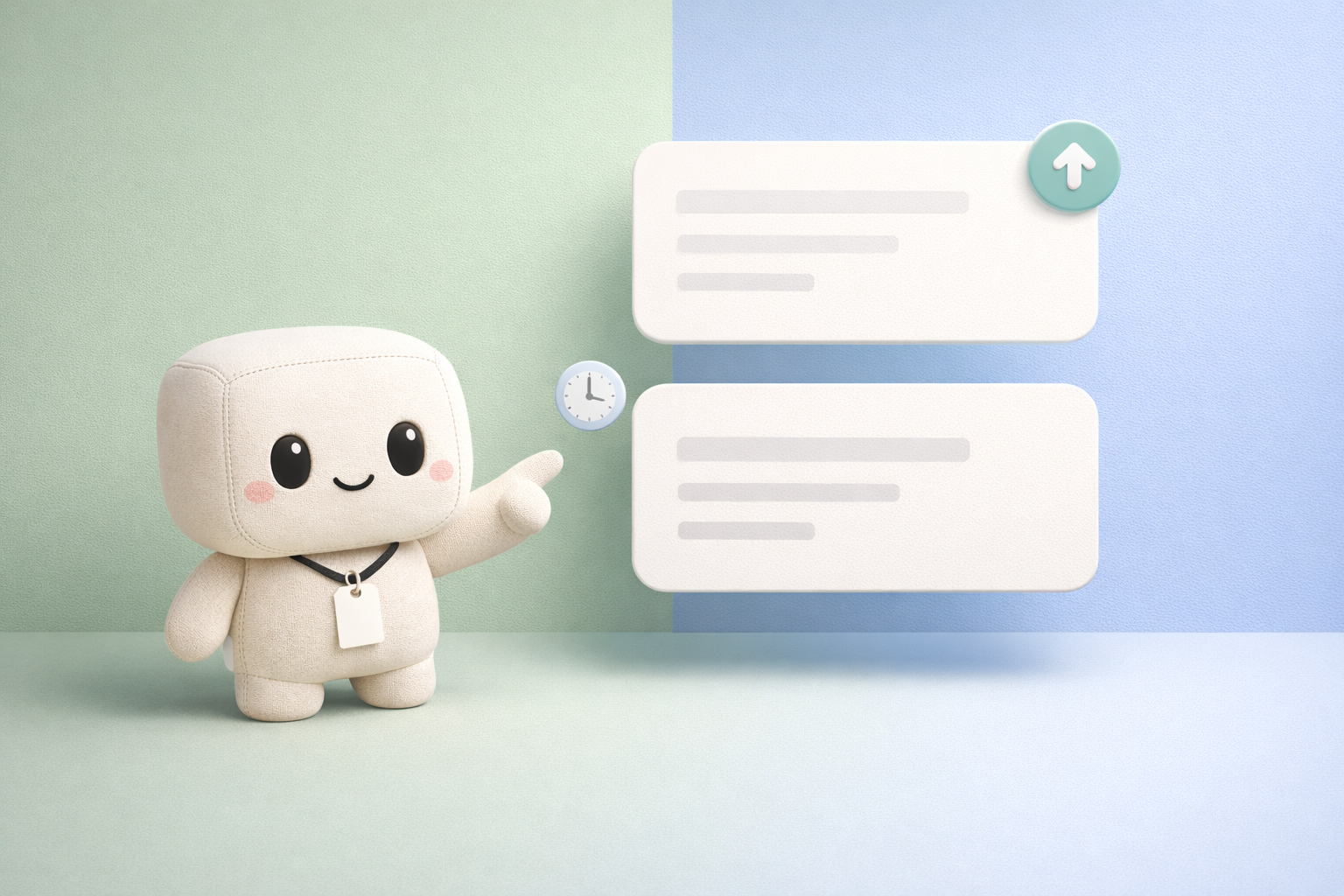 Chip showing a boosted listing card above a regular listing card.