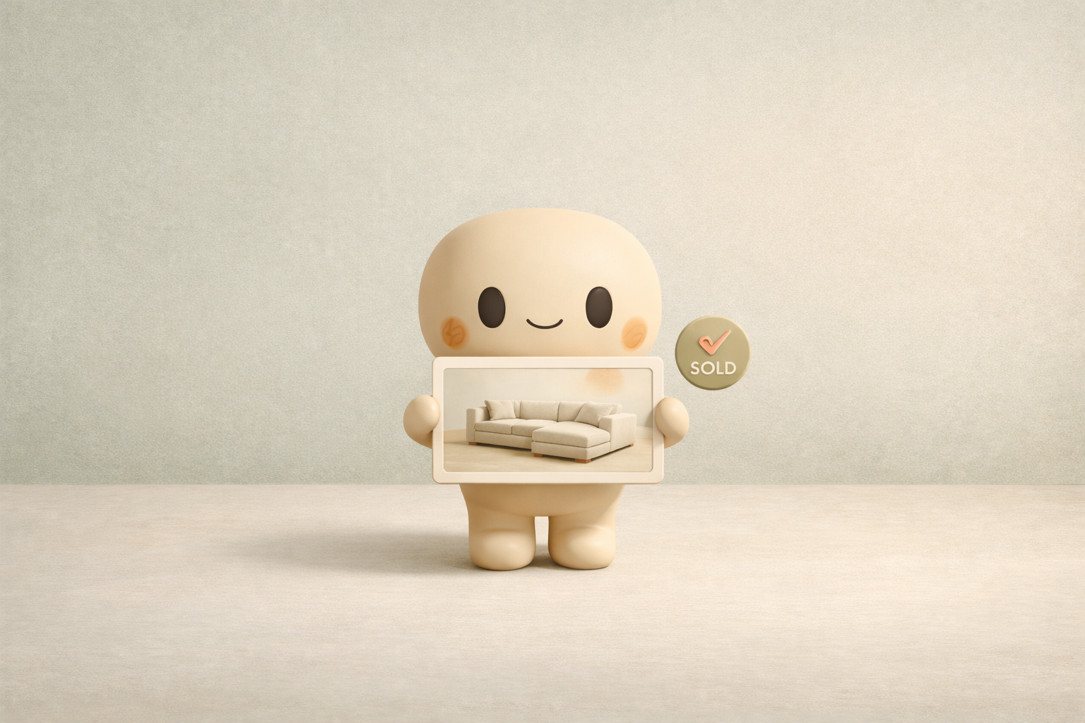 Mark furniture sold from your Asherfield seller dashboard — your area