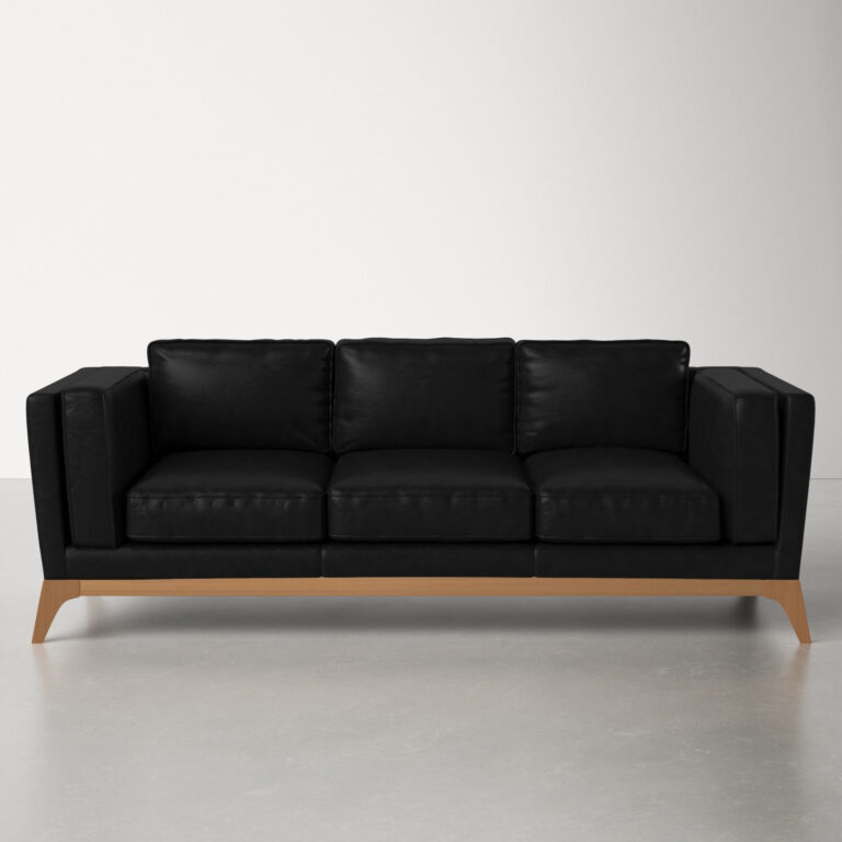 Allmodern, Mari Sofa, Genuine Leather