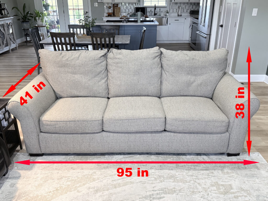 Sofa and Loveseat with Pillows; 6 Years Old; Manufactured in USA