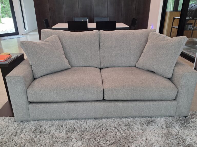 Room & Board Metro Sofa 75", Purchased 8/2024, Fabric: Britton, Color: Cement, Leg Finish: Charcoal
