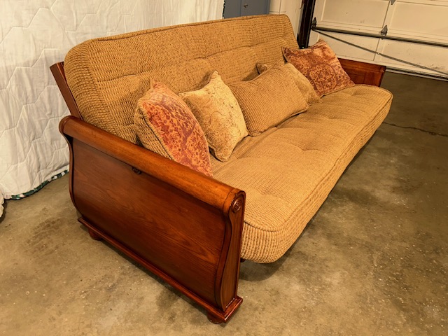 Hardwood Futon in Excellent Condition
