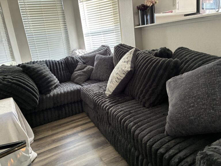 Large grey sofa for sale