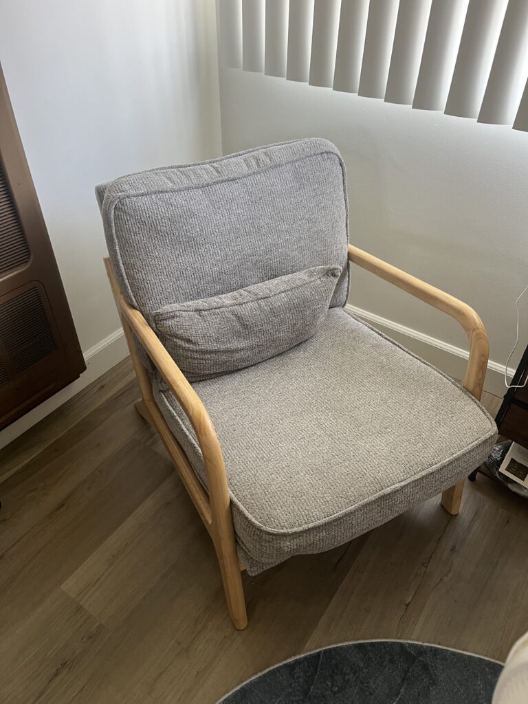 The accent chair