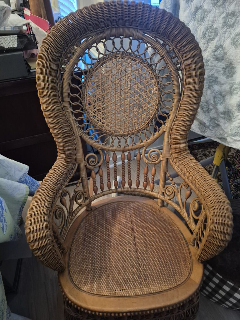 Wakefield 1800's Wicker Rocking Chair