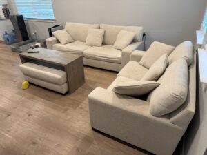 4 piece family room furniture set