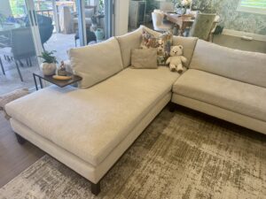 Arhaus Everett 2-Piece Sectional - Cushing Frost Chenille