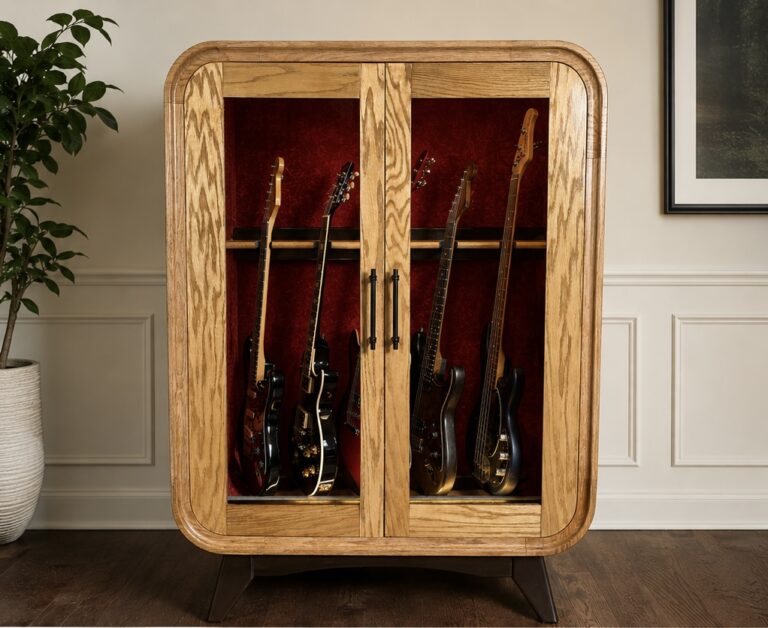 Fine Furnishings Guitar Display Cabinet