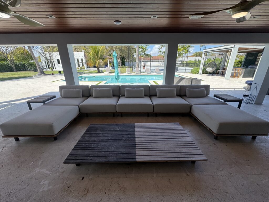 Sunpan Geneve Outdoor Sectional Couch