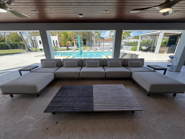 Sunpan Geneve Outdoor Sectional Couch