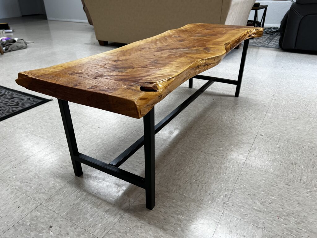 Hand Made Live Edge Juniper Coffee Table