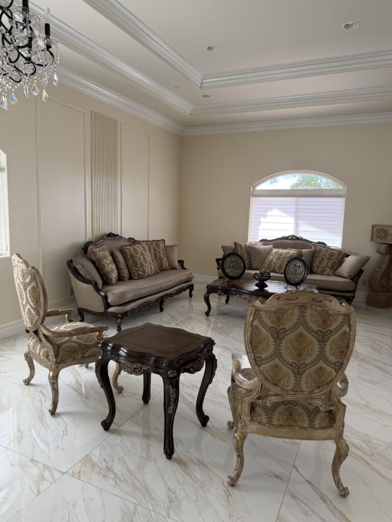 6 piece couch and table set