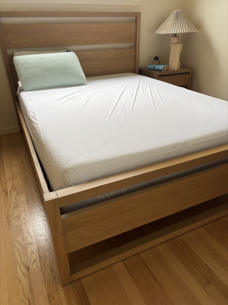 crate & barrel bed set
